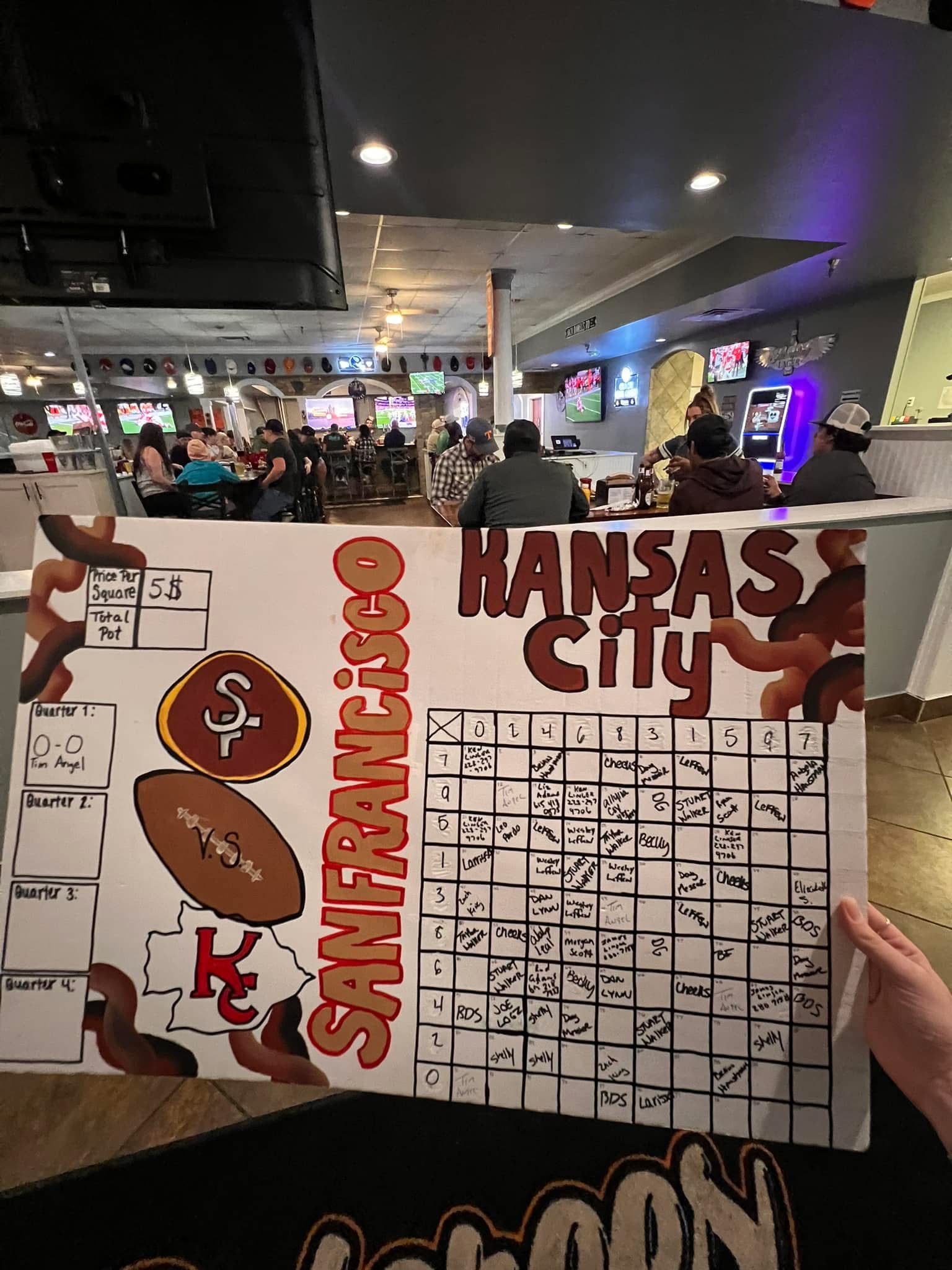 Crowd at Referees Sports Bar on a busy night